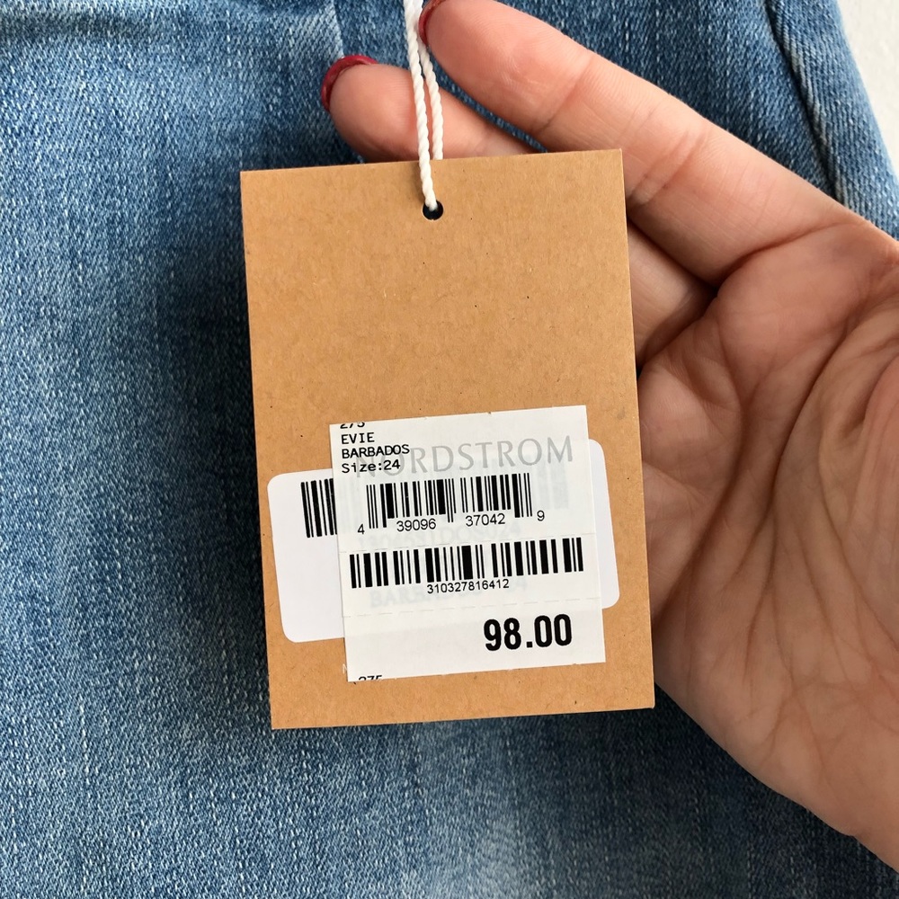 NWT Reformation Evie Denim Mini Skirt - Picture 4 of 5